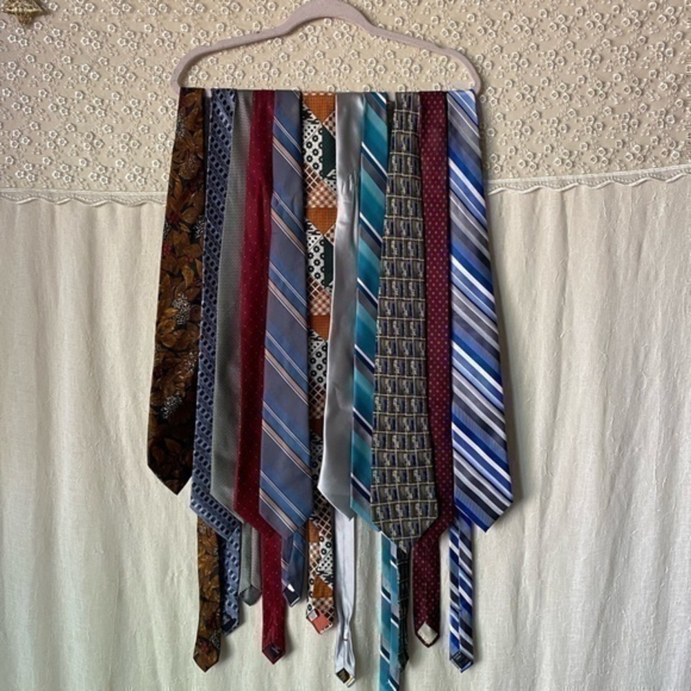 Vintage silk ties bulk lot accessories